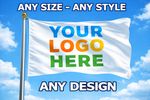 CUSTOM PERSONALISED PRINTED FLAG BANNER - ANY SIZE - ANY DESIGN -  UK SELLER