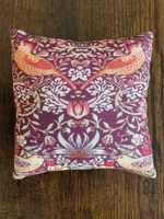 William Morris Strawberry Thief Design Pin Cushion 10cm