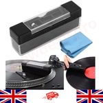 Vinyl Records Cleaner Kit Velvet Anti Static Stylus Cleaning Brush Cloth LP Care
