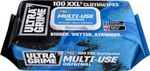 UltraGrime PRO Multiuse Wipes XXL Large Heavy Duty Industrial Cleaning 100 Pack