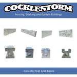 Concrete Garden Fence Posts, Bases and Postmix