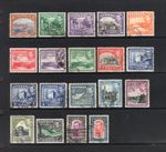M27942 Cyprus 1938 Set X19 Good/Fine Used Sg 151/63 Cat £60