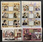 Chess - Les Echecs / Fischer / Capablanca / Kasparov - stamps - MNH**
