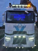 RENAULT Leatherette 3D NEON LED Back Wall Board 12V + dimmer CUSTOM MADE