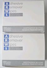 2 x Independence Adhesive Remover Wipes ARW1 - No Sting (30 in box)
