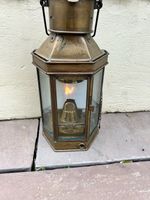 Vintage Bulpitt & Sons Ships Cabin Light, Wardroom Bulkhead Oil Lamp, WW2 1941