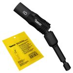 SabreCut 8mm Pivoting Magnetic Nut Driver Dual Mode 1/4" Hex Shank 89mm Length