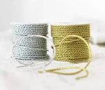 Metallic Cord Rope Lurex Gold Silver Twisted Cord Roping Piping String  Xmas