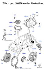 Land Rover Genuine Speaker With Premium ICE 1200W Fits Range Rover 2010-2012