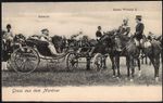 German Reich 1898 Map Wilhelm II. greetings from the manoeuvre