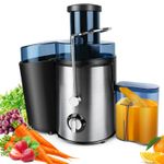 Juicer Machine 2-Speed Centrifugal 500ML Fruit Vegetable Citrus UK Stock
