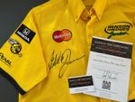 EDDIE JORDAN GENUINE HAND SIGNED RACE ISSUE TOBACCO SPONSOR TEAM ISSUE SHIRT COA
