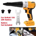 Electric Rivet Gun Cordless Rivet Nut Gun For Dewalt 18V 20V Battery Brushless