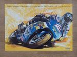 Kenny Roberts Moto GP Racing Art Print