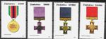 Zimbabwe 2004 Medals 4 x Values MNH