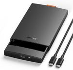 UGREEN 2.5 Inch Hard Drive Enclosure, USB C 3.1 6Gbps External HDD Case, UASP Su