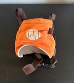 Quechua Drawstring Chalk Bag with Belt Strap, Small, Orange/Brown