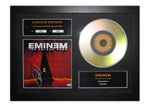 Eminem Signed Gold Disc Album Ltd Edition Framed Picture Memorabilia