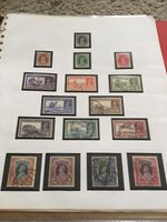 INDIA & STATES, 1910s  Advanced Stamp Collection in a Folder Hundreds of Stamps