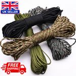 550 4mm 7 Strand Camping Tent Rope Paracord Parachute Cord Lanyard Survival Core