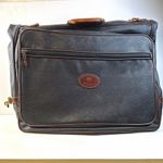 vintage Mulberry Scotchgrain garment travel bag / suit carrier Leather
