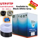 Cat5/6 RJ45 Ethernet Network Cable UTP/FTP SHIELDED 305M External Waterproof Lot