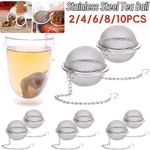 Infusers Tea Strainer Fine Mesh Tea Infuser Ball for loose tea herbs leaves