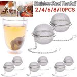 Tea Ball Loose Leaf Tea Strainer Infusers Mesh Herbal Ball Tea Interval Diffuser