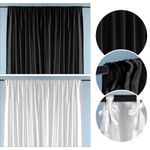 Wedding Backdrop Curtain Drape 3x3m 3x6m 3x9m White Black Party Event StageDecor