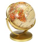 World Globe Vintage Rotating Atlas Home Decor Office Desk Ornament Gift For Kids