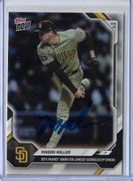 Mason Miller Autographed 2026 MLB Topps NOW 122 Card BECKETT COA