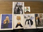 3 X Autographed/Signed Atomic Kitten Pictures 10x8 With 3 X Extra Pictures 2000s