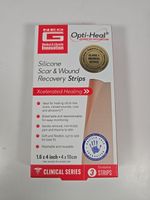 Neo G Opti-Heal Silicone Wound & Scar Recovery Strips 4x10cm - 3 Pack