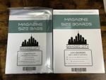 100 X MAGAZINE SIZE BAGS AND BOARDS GRADED CITY