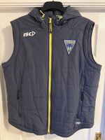 Warrington Wolves Hooded Gilet Size 2XL Official Merchandise