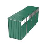 Large HeavyDuty Steel Outdoor Garden Wheelie Bin Store Storage for 4 Wheelie Bin