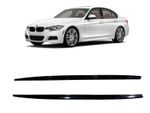 LAS FIT BMW 3 SERIES F30 F80 2012-2018 SIDE SKIRT EXTENSIONS IN GLOSS BLACK PAIR