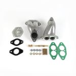 VW Type 1 inlet manifold kit for Weber 34ICT carbs air cooled + insulators