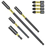 SabreCut 8 Strong Magnetic Impact Drill Driver Screwdriver Bits Set + Bit Holder