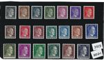 MNH stamp set / 20 Adolf Hitler stamps / Third Reich / WWII Germany / 1941-1944