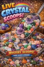 Live Lucky Crystal Scoop - Tumbles Carvings Chips Etc