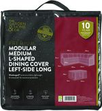 Gardman Modular Medium L Shaped Furniture Cover Left Side Long Weather Resistant