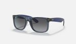 Ray-Ban Justin Classic Transparent Blue/Grey Gradient Polarized 54 mm RB4165
