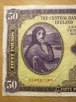 Central Bank of Ireland £50 Pounds 1977 Lady Lavery