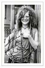 JANIS JOPLIN AUTOGRAPH SIGNED PHOTO POSTER PRINT