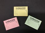 Karaoke Song Request Slips - Disco / DJ - Pads of 100