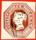 SG. 57. H2 (1). 10d Brown.  Die 3. A fine used example. B91759