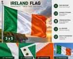 New Ireland Irish Large Flag 5ft x 3ft - St Patricks Day – Football