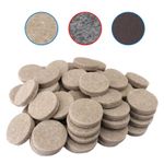 Felt pads 25mm round furniture pads. 5mm thick chair leg floor protectors