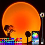 KAVAVO Smart APP 16 Million Color Sunset Lamp Led 1 PCS,